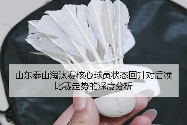 山东泰山淘汰赛核心球员状态回升对后续比赛走势的深度分析
